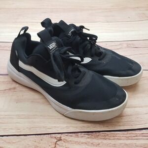 Vans Shoes Mens 9 Black White UltraRange‎ UltraCush Skate Skater Skateboarding